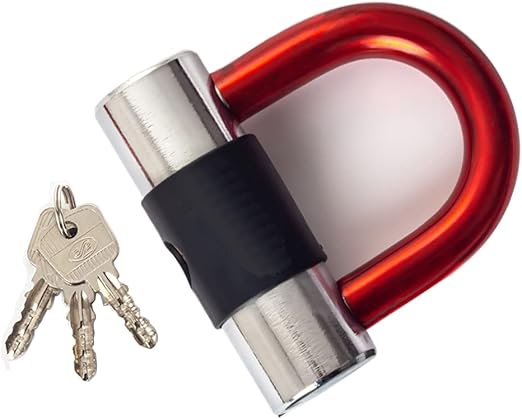 URBAN UR59K100 Anti-theft Motorcycle High Security Chain Special Hardened Steel 13 5 Mm And Solid Padlock Mini U 14 Mm For Motorcycle Scooter And E Bike 100 Cm Black Yellow Price In Saudi Arabia 74921202 - View #10