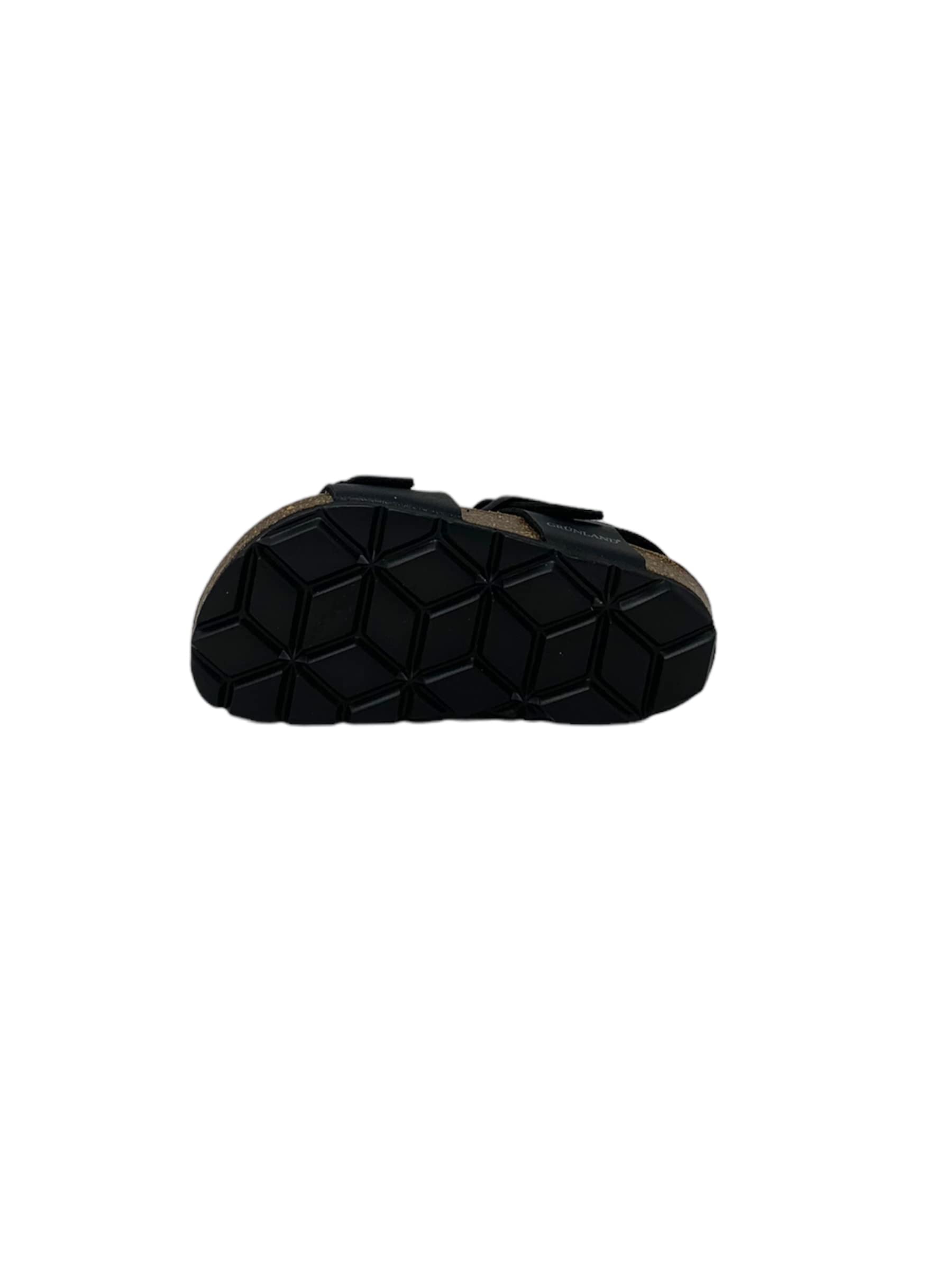 Grunland Luce SB1206 32/38 Nero Scarpe Sandali Bambino Doppia Fibbia
