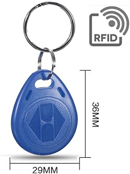 Alkatronik 125khz Rfid Manyetik Anahtarlık Proximity Göstergeç 125 Khz Kapı Geçiş Personel Takip Em4100