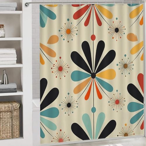 Ensemble de salle de bain rétro moderne avec tapis antidérapant - 6