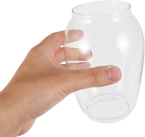 Miniatura 6 de Cabilock Pantalla de cristal vintage de repuesto para linternas de queroseno, globo de huracán transparente para lámparas de aceite al aire libre