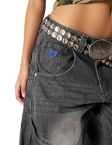 Aelfric Eden Wrinkle Loose Barrel Jeans Vintage Casual Denim Pants Comfy Soft Wide Leg Streetwear 2025 Trendy Bottom3