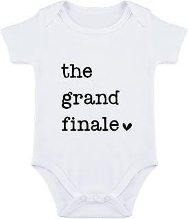 The Grand Finale Baby Bodysuit Last Baby Bodysuit Baby Announcement Bodysuit Baby Coming Soon Bodysuit Infant