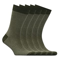 Green Khaki, Striped 5-pairs