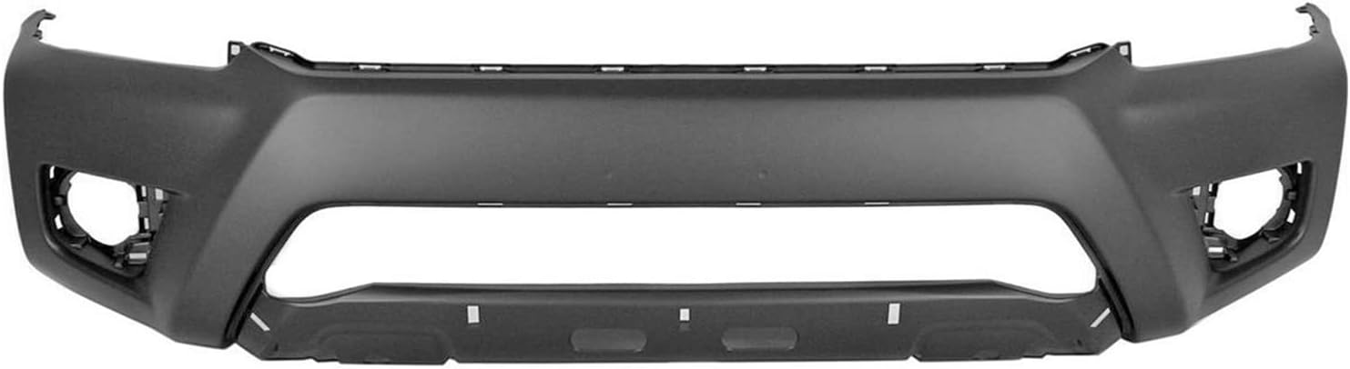 BUMPERS THAT DELIVER - Textured, Black Front Bumper Cover Fascia Compatible with 2012-2015 Toyota Tacoma Base 12-15, TO1000384