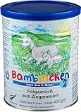 1 Dose Bambinchen 2 ergibt ca. 3 Liter fertige Folgemilch.