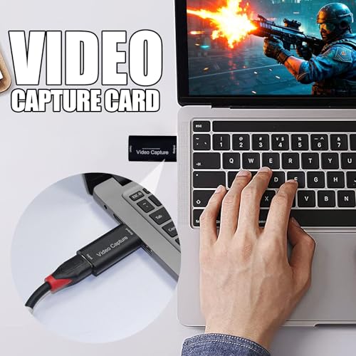 Tarjeta De Captura De Vídeo para Streaming - Dispositivo de Captura de Video de Alta Definición con Baja Latencia - Adaptador Reutilizable De Captura De Audio para Jugadores, Creadores De Contenido Y - imagen 2