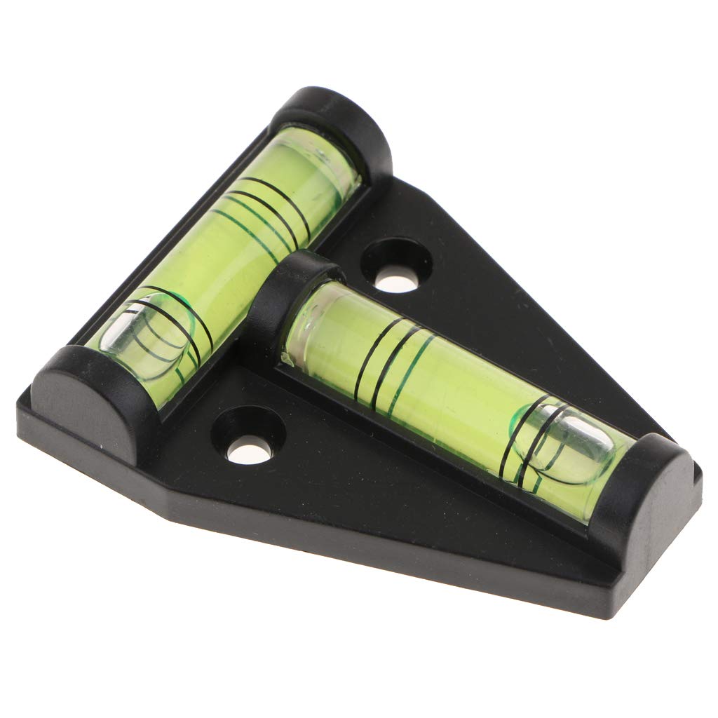 arytheT Type Mini Bubble Spirit Level Measuring Device Triangular Indicator For RV