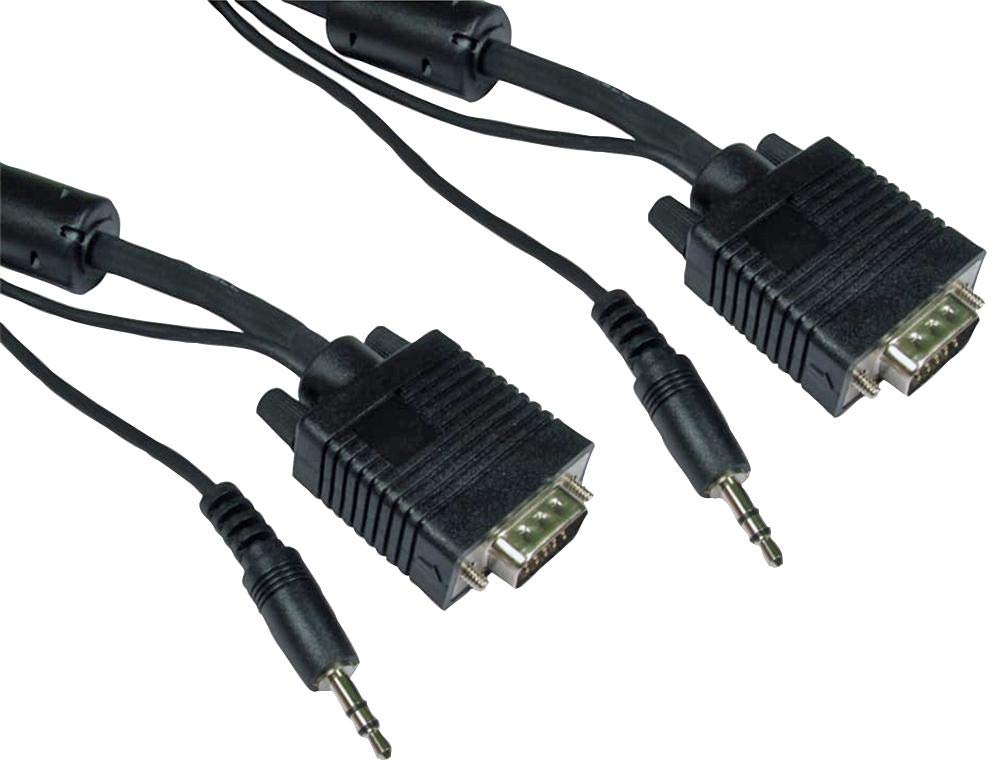 [UNBRANDED] CDEX-615 Câble SVGA + prise jack 3,5 mm 15 m | Assemblage de câbles audio et vidéo