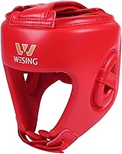 Wesing IBA Approved Boxing Headgear Microfiber Boxing Head Guard for Competition