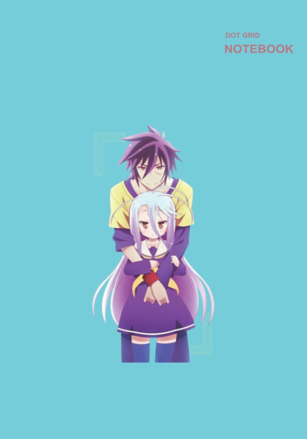 Shiro No Game No Life notebook: Dotted Pages, 7" x 10", 110 White Pager.