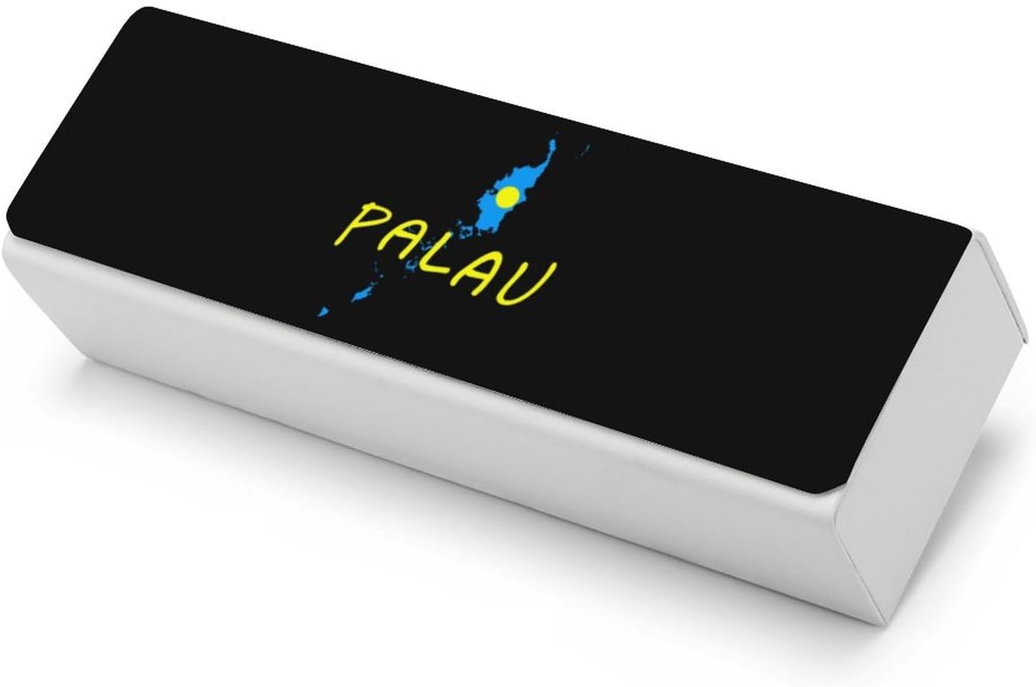 Palau Map Flag Glasses Case Eyeglasses Holder Unisex Sunglasses Pouch Box