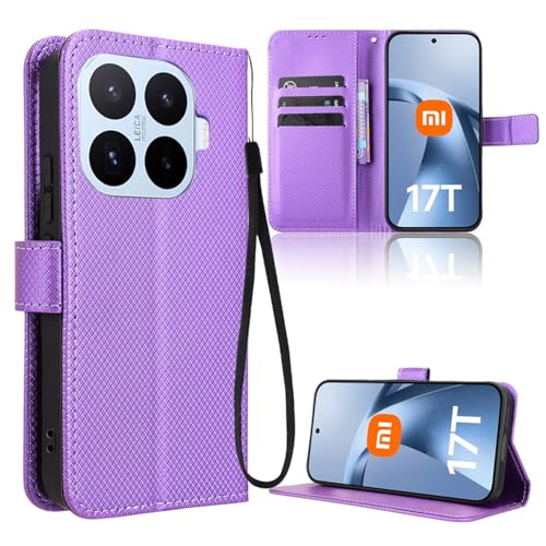 Xiaomi 17T �p �P�[�X �蒠�^ YAJOJO ���z�^�J�o�[ �X�}�z�P�[�X �J�[�h���[ �X�^���h�@�\ �}�O�l�b�g�J�� �ϏՌ� �����Y�ی� ���烌�U�[�[ + TPU�P�[�X �v�̎��� ��ʃ����Y�ی� �����h�~ �S�ʕی�J�o�[ �g�уJ�o�[ �w��h�~ KY