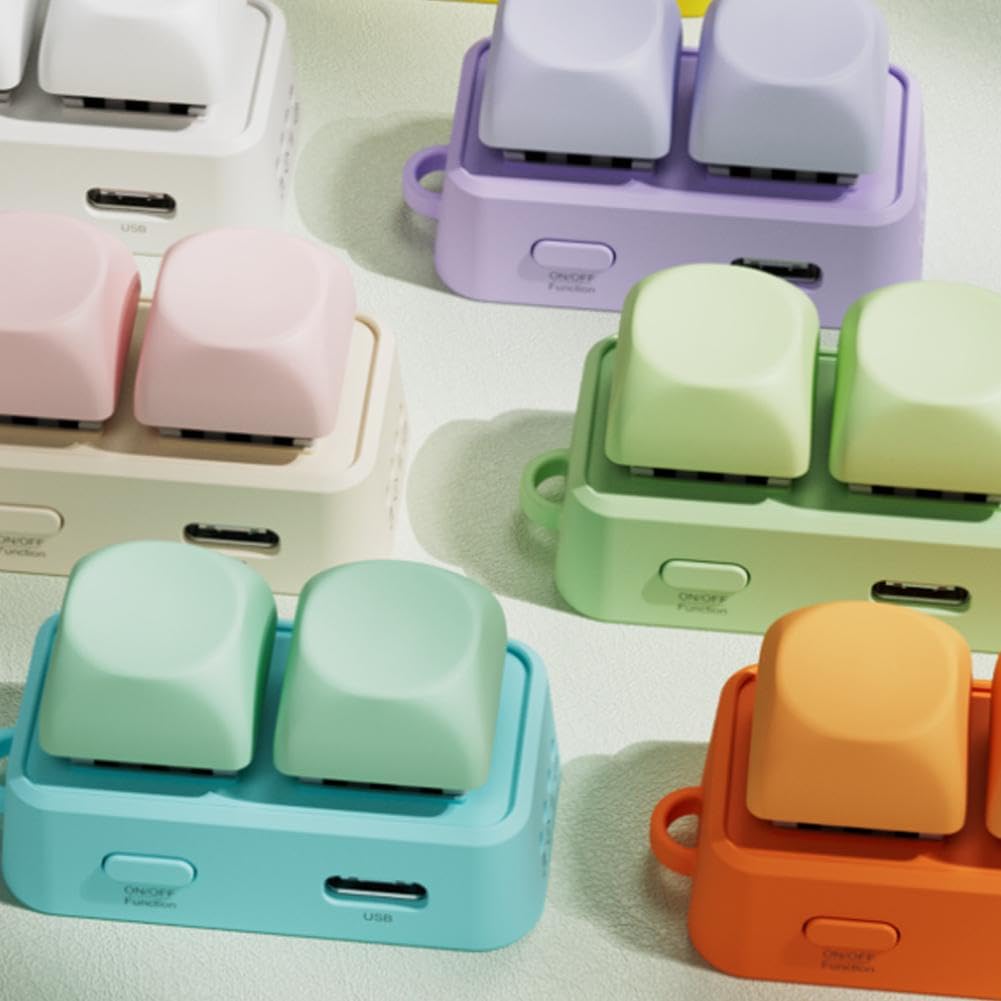 Télécommande Bluetooth pour tourne-page Léger Rétroéclairage RVB Touches remplaçables à chaud Compatible Kindle Violet