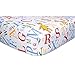 Trend Lab Dr Seuss Fitted Crib Sheet, ABC