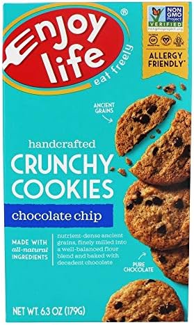 Enjoy Life - Cookie - Crunchy - Chocolate Chip - Gluten Free - 6.3 oz - case of 6