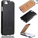 Produktbild Twoways® Handyhülle für iPhone 6 - Handyhülle für iPhone 6s - Flip Case aus echtem Leder mit 360 Grad Protect - Schutzhülle für iPhone 6 / 6s Tasche in Schwarz