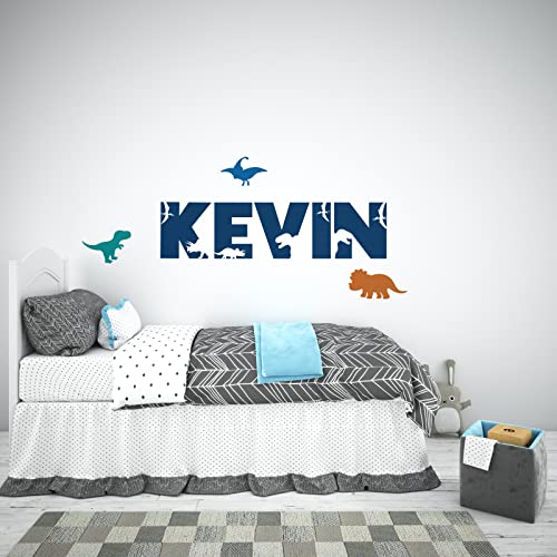 Vinilo decorativo personalizado de dinosaurio para pared miniatura 2