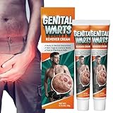 Wart Ointment,2pcs Warzenentfernungscreme,Warzen Creme und Etikettenentferner,sicher und sanft, 20 g