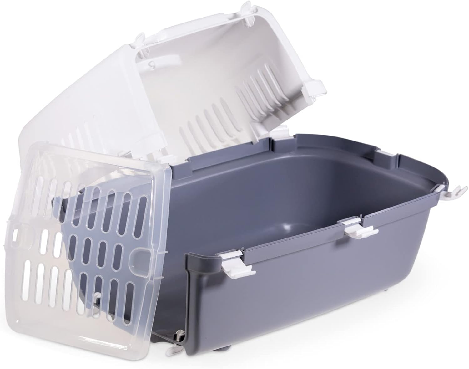 Savic Zephos 1 Carrier, White/Cold Grey : Pet Supplies