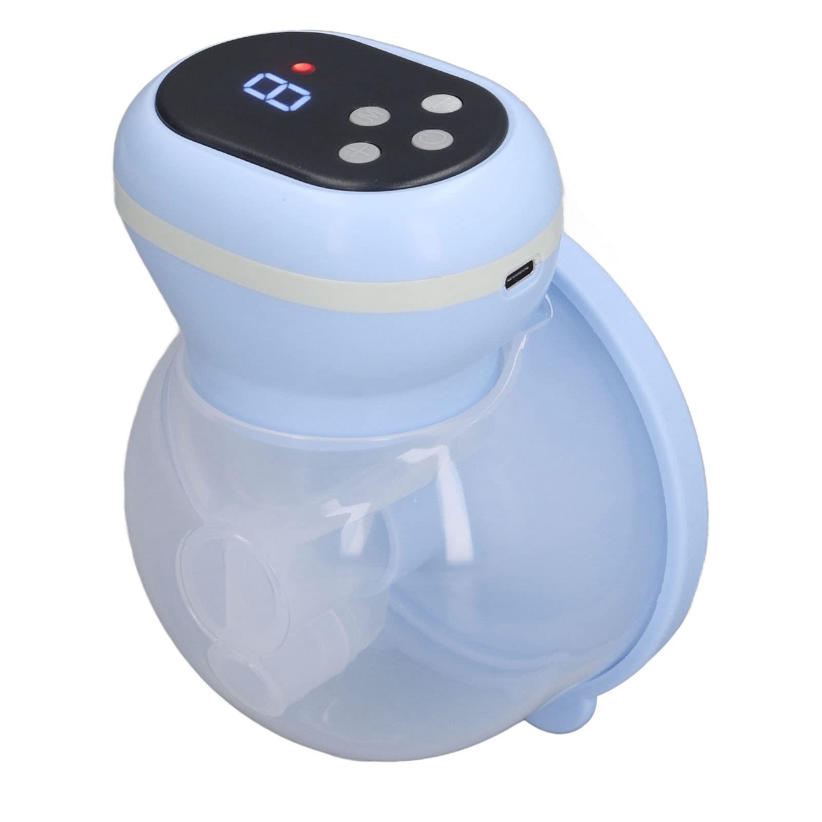 eufy Security Draagbare borstkolf, handsfree elektrische borstkolf met warmtefunctie, app-bediening, slim ritme instelbaar, zuigkracht van ziekenhuiskwaliteit, mobiel, lekvrij, superstil