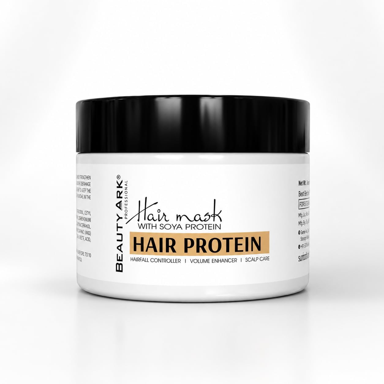 Beauty Ark Hair Protein Mask with Soya 250Gm, Hairfall Controller, Volume Enhancer, Scalp Care.