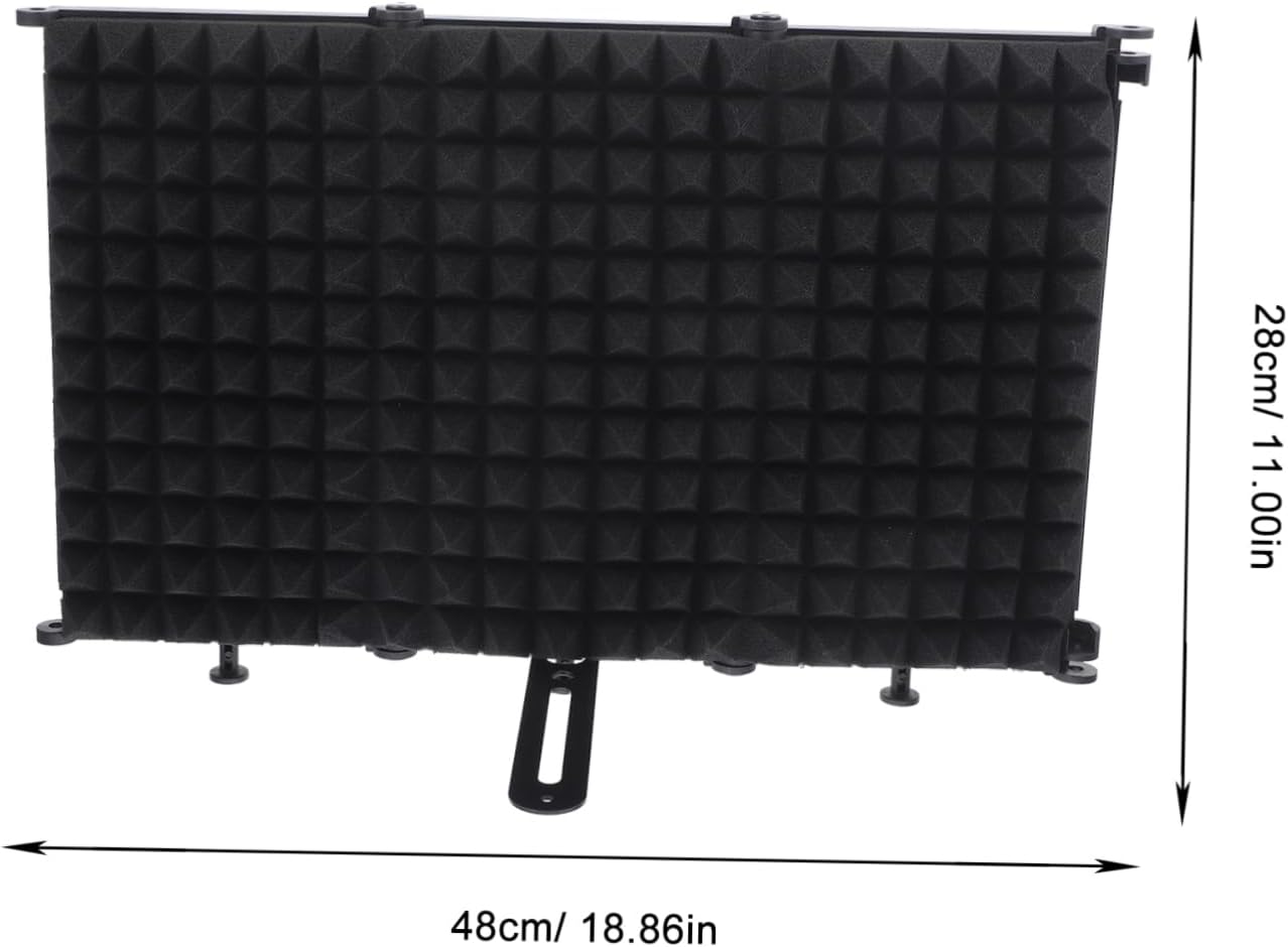 Totority 1set Microphone Windscreen Shaped Cover for Recording Noise Filter Accessory Portable