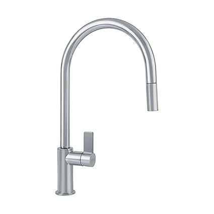 Franke FF3180 Ambient Single Handle Pull-Down Kitchen Faucet, Satin Nickel
