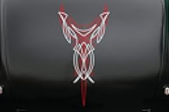 Factory Crafts Universal Pinstripe Set 2 Graphics Kit Vinyl Decal Wrap - Red & White