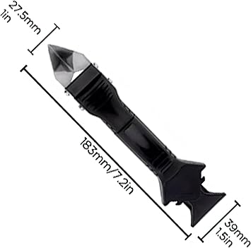 Orret Home 3 Ü 1 Joint Scraping and Application Tool,Silicone End Joint Scraper,Silicone Scraping And Application Tool,Silicone And Joint Tool For Shower Cabin And Sink Edges
