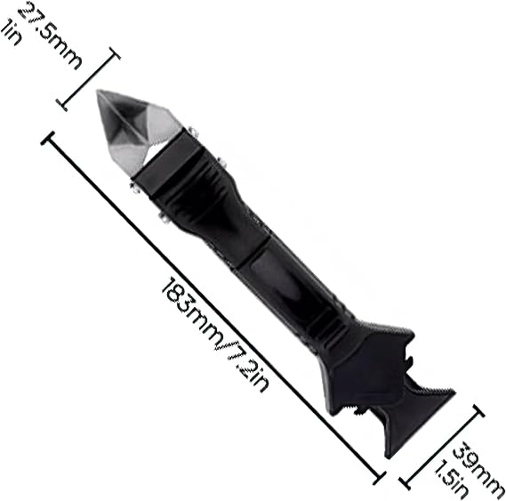 Orret Home 3 Ü 1 Joint Scraping and Application Tool,Silicone End Joint Scraper,Silicone Scraping And Application Tool,Silicone And Joint Tool For Shower Cabin And Sink Edges