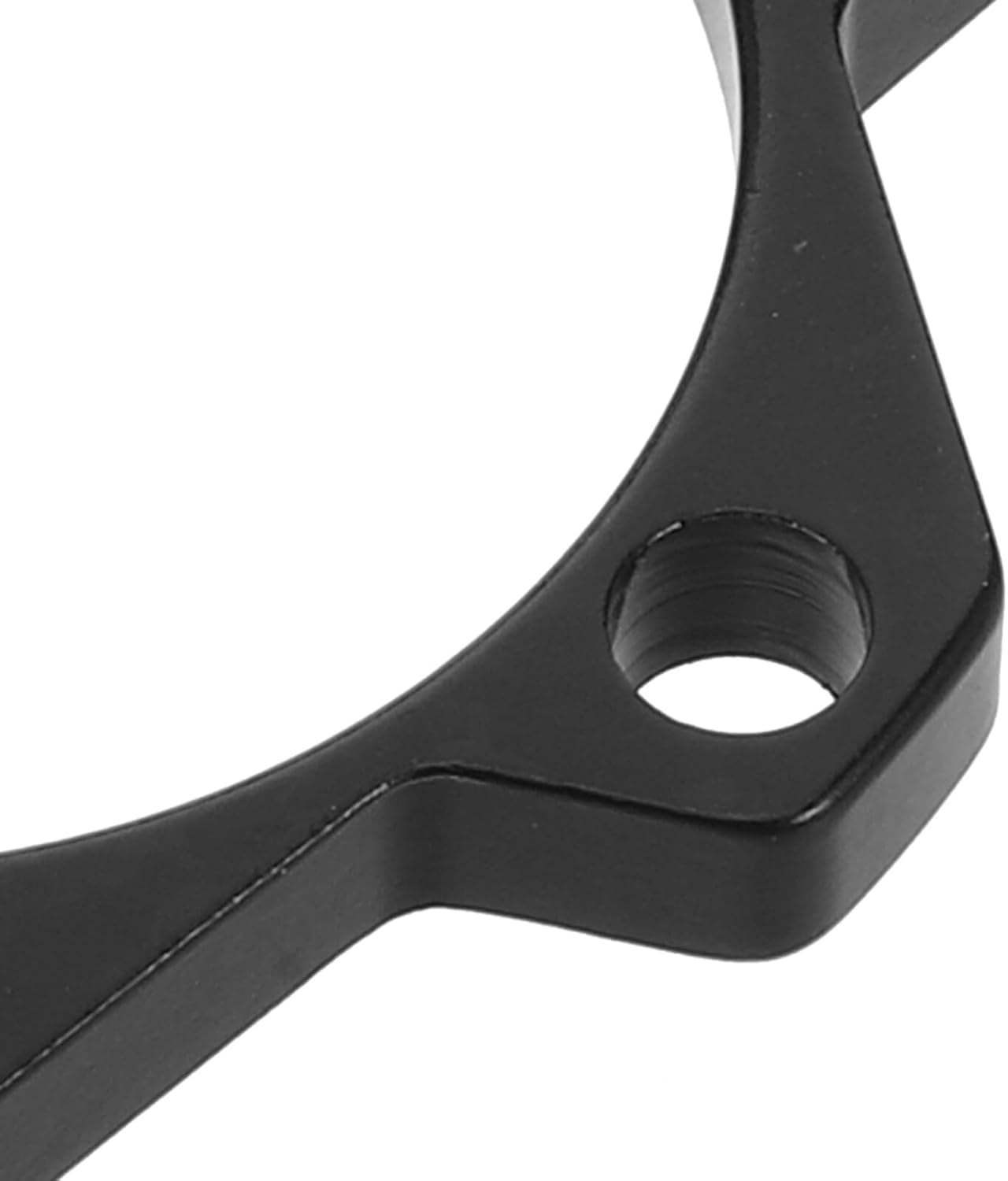 Alipis Hub Axle Spacer and Thread-on Rotor Adapter Set Front 100x15 to 110x15 Hub Flange Adapter for Bicycle Disc Brake Conversion Non-Boost Wheels Cycling Brake Mount