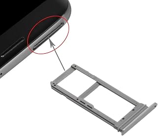 Accessories SIM Card Tray and Micro SD Card Tray Replacement Compatible with Samsung Galaxy S7 Edge / G935 (Color : Grey)