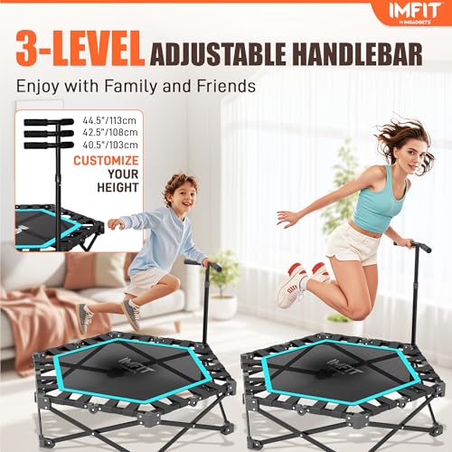 IMFit 42" Rebounder Trampoline Adult & Kid | Mini Trampoline Fitness Adults by IMFIT - Image 4