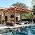 VEIKOU 12’ X 14’ Pergola, Outdoor Pergola with Solid Structure, Patio Wood Pergola, Cedar Pergolas and Gazebos with Arched Top for Deck Yard Grill Party Garden