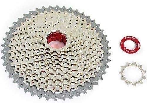 SunRace CSMX8 Wide Ratio Cassette 11-46T, 11 Speed, Silver, XTE1380