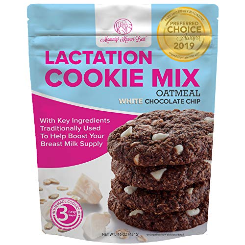 Lactation Cookies Mix - Oatmeal White Chocolate Chip Breastfeeding Cookie Supplement Support