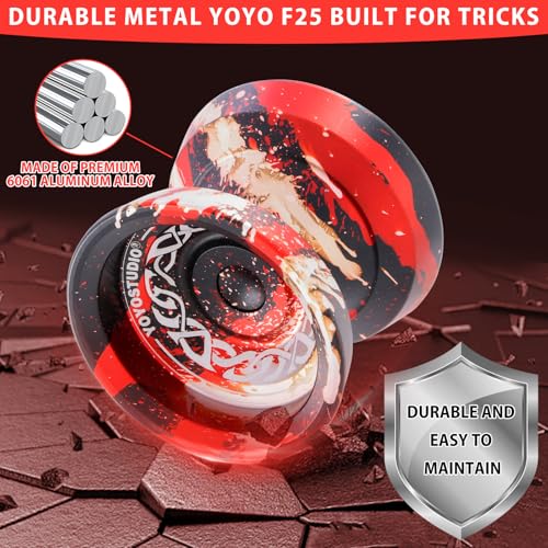 YOYOSTUDIO F25 Finger Spin Yoyo Professional Responsive Yoyo for Kids 8-12 by YOYOSTUDIO - Used condition - Image 6