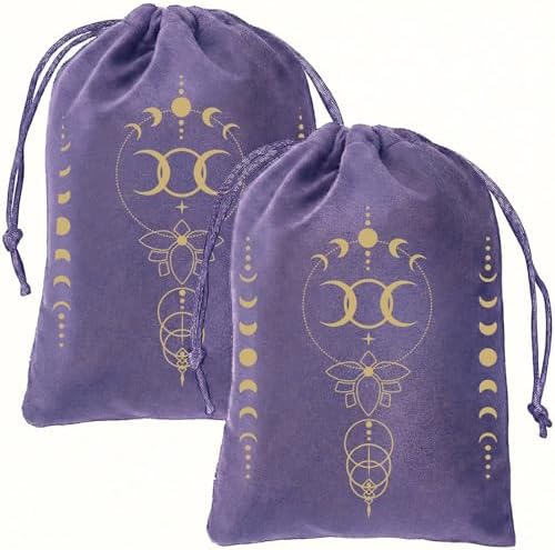 Bolsa de Tarot Fases de la Luna, 2 piezas