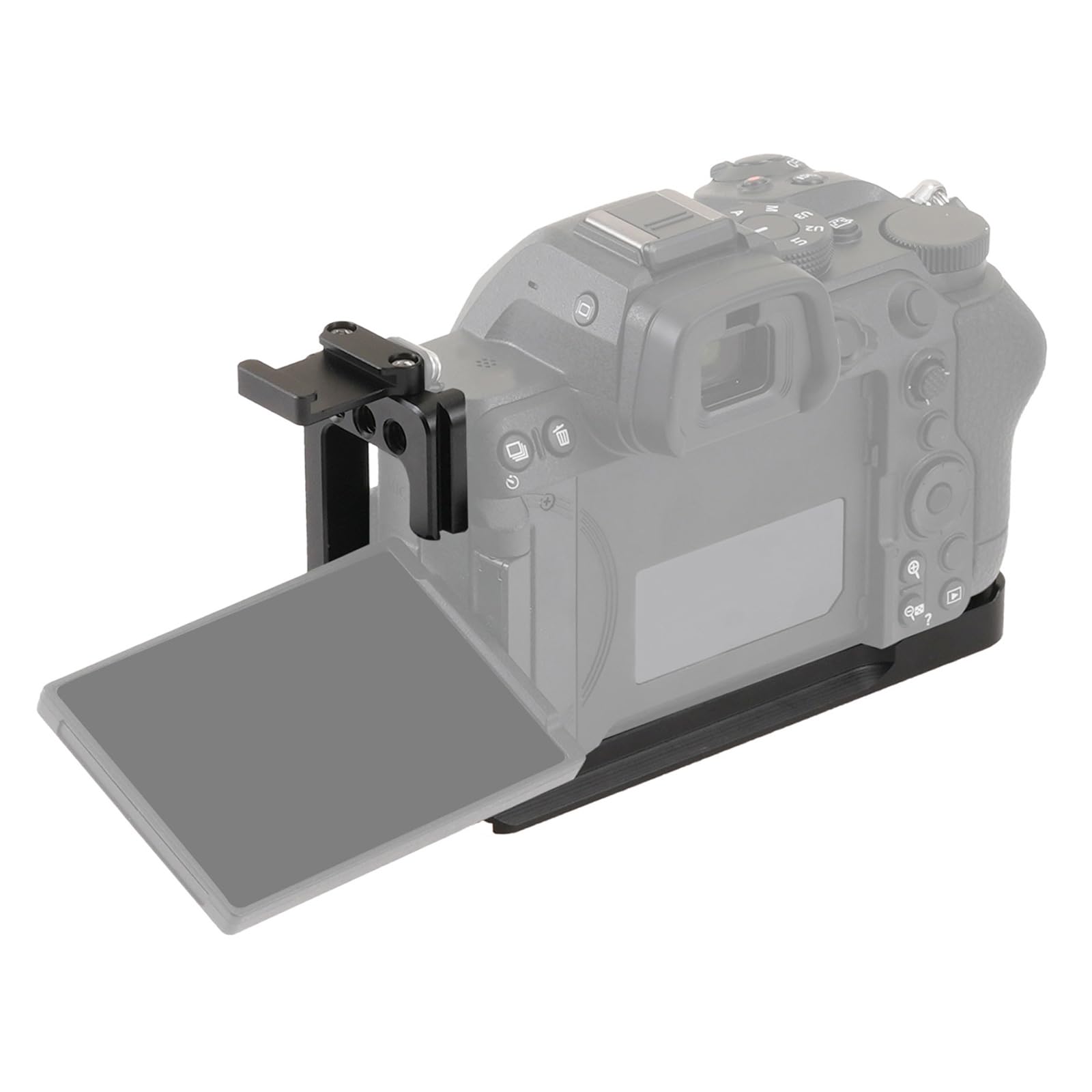 Z5II regulowany pionowy uchwyt na płytę szybkozłączkę L / uchwyt ręczny do kamery Z5II Z6III Z5 / Z6 / Z7 / Z6II / Z7II kamera ze stopu aluminium