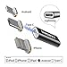 Basevs 3 in 1 Magnetic Charger Adapter, Compatible for iPhone, Android Micro USB, USB-C Magnetic Chargers to Replacement for iPhone X/8/8 Plus/7/7 Plus Samsung Note 8, Moto Z2 and More