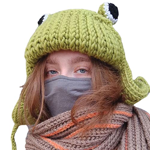 Chapeau de trappeur œil de grenouille pour protéger les oreilles du froid