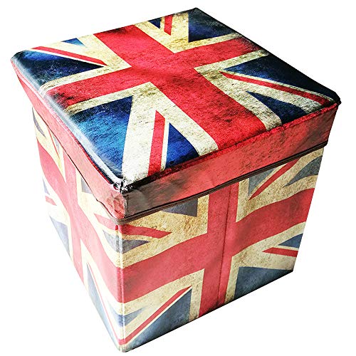 feb.7 Storage Ottoman,Folding Stools Foot Rest, Storage Boxes Coffee Table,