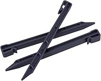 Vista 9 de Landscape Edging Spikes, 12 Pcs 10 Inch Garden Stakes Anchoring Spikes for Paver Edging, Weed Barriers, Turf, Tent, Weed Barrier, Timber, Carpentry