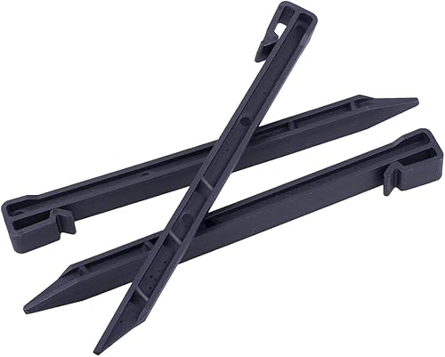 Miniatura 3 de Estacas de plástico para bordes de paisaje de 10 pulgadas, picos de anclaje para bordes de pavimentación, barreras de malezas, césped, tienda,