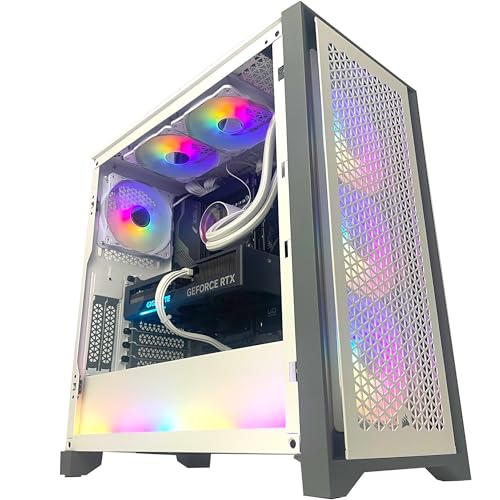 ginger6 Gaming PC Desktop 14ZI30R-6WX - Intel Core i5 14400F Processor, AMD Radeon RX 9070 XT 16GB Graphics, 1TB M.2 NVMe SSD, 16GB DDR5, Z790, Wi-Fi 6E 802.11ax, Liquid Cooled, Windows 10 Home