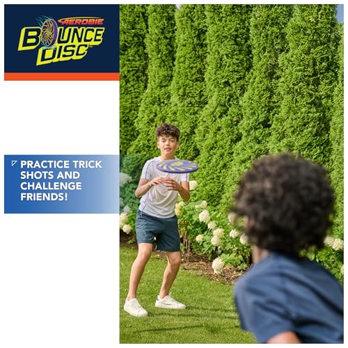 Aerobie Bounce Disc, Throwing Disc Toy for Kids, Backyard Toys & Outdoor Games for Adults & Family, Ages 5 & Up - Thumbnail 4