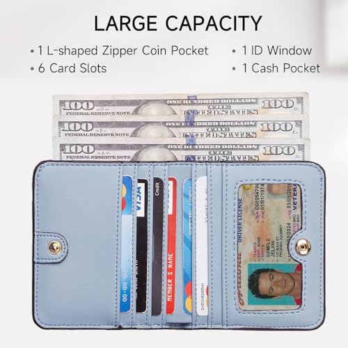Signal Blocking Card Holder, Compact Design, for Credit Cards & IDs, Protects Information, Portable for Daily Use & Travel, Blue2