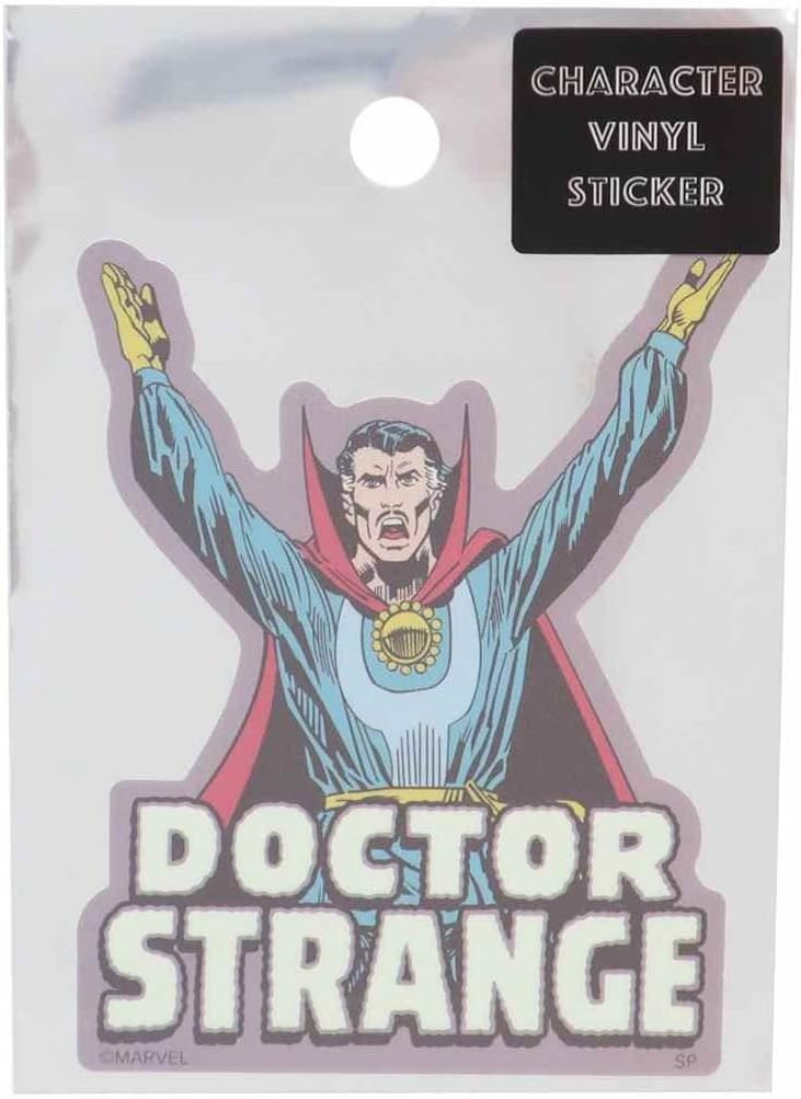 Amazon Co Jp ドクターストレンジ ステッカー ダイカット ビニール シール ブラウン Marvel 文房具 オフィス用品