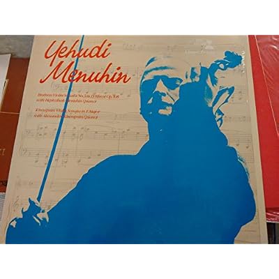 A Tribute on his 65th Birthday - BRAHMS Violin sonata n. 3 - TCHREPNIN Violin sonata in F maj. - Speech and Music--Vinyl LP-BBC - Inghilterra-BBC REGL 409-AAVV; BRAHMS Johannes (Germania); TCHEREPNIN Alexander Nikolayevich (Russia)-MENUHIN Hephzibah (pianoforte); MENUHIN Yehudi
